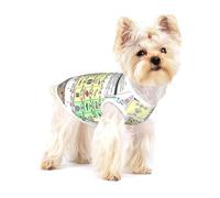 Tableau périodique des éléments en coton sans manches pour chien T-shirt pour animal domestique T-shirt léger imprimé pour petit