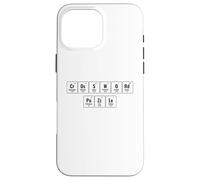 Tableau périodique des éléments Mots croisés Cruciverbalist Coque pour iPhone 16 Pro Max