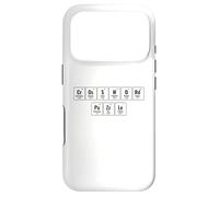 Tableau périodique des éléments Mots croisés Cruciverbalist Coque pour iPhone 17 Pro