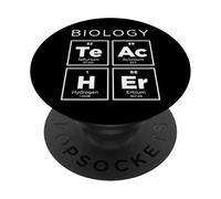 Tableau périodique des éléments pour Professeur de biologie PopSockets PopGrip Adhésif
