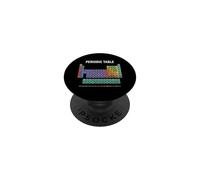 Tableau périodique des éléments Professeur de Sciences de Chimie PopSockets PopGrip Adhésif