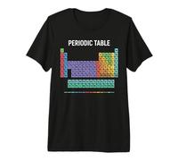 Tableau périodique des éléments Professeur de Sciences de Chimie T-Shirt Haut de Gamme
