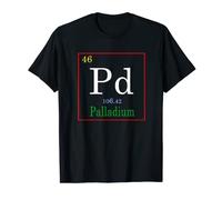 Tableau périodique des produits chimiques en palladium T-Shirt