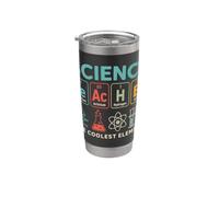 Tableau périodique des professeurs de sciences - Chimie des éléments les plus cool Gobelet isotherme en acier inoxydable double paroi