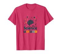 Tableau périodique Humour Trust Me I'm A Science Teacher T-Shirt, Homme, Rouge chiné, 3XL