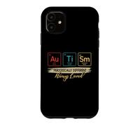 Tableau périodique pour la Sensibilisation à l'Autisme et à la Chimie Coque pour iPhone 11