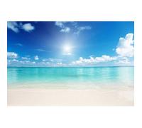 Tableau photo lagon et plage de reve, 80x50cm