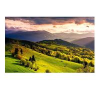 Tableau photo paysage vosgiens quand la montagne se reveille, 80x50cm