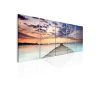 Tableau Pier on the Caribbean I-Taille L 200 x H 80 cm Imprimé G