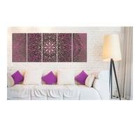 Tableau Pink Mandala-Taille L 225 x H 90 cm Imprimé G