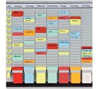 Tableau Planning À Fiches Officepaner, 7 Modules, 47x49cm