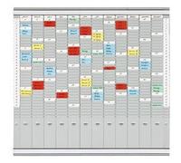 Tableau planning à fiches T, (L)819 x (H)780 mm