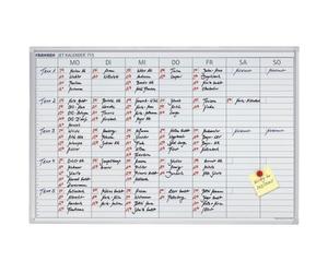 Tableau planning JetKalender, calendrier de semaine