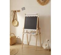Tableau pliable et réglable en hauteur 3 en 1 en bois FSC® blanc TU