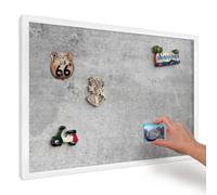 Tableau pour Aimants 60x40 cm | Cadre Blanc | minimalisme concret