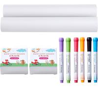 Tableau pour enfants Set d'accessoires pour chevalet - 32 pièces - Craie, Marqueurs, Rouleaux de papier - Jeu D'enfant Créatif - Loisirs Creatifs
