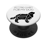 Tableau pour Mon Chien King Charles Cavalier Spaniel PopSockets PopGrip Adhésif