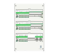 Tableau pré-équipé - Maison individuelle - 3 rangées - 18 modules - XE - Resi9 - R9HPNFC15123P - Schneider