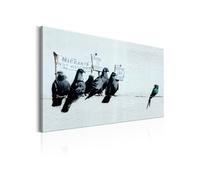 Tableau - Protesting Birds by Banksy - 90x60 Artgeist (7874) G