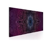 Tableau Purple Mandala-Taille L 120 x H 40 cm Imprimé G