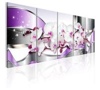 Tableau Purple Ribbons-Taille L 200 x H 80 cm