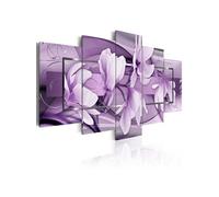Tableau Purple Wave-Taille L 200 x H 100 cm Imprimé G
