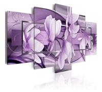Tableau Purple Wave-Taille L 200 x H 100 cm Imprimé G