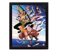 Tableau - PYRAMID INTERNATIONAL - One Piece - Effet Animé 3D - 29x24x4 cm - Licence Officielle