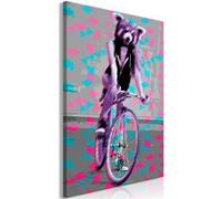 Tableau - Raccoon On The Bike (1 Part) Vertical - 80x120 (8006)