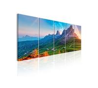 Tableau Rainbow in the Alps I-Taille L 225 x H 90 cm