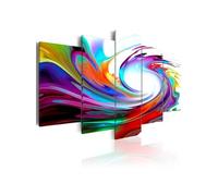 Tableau Rainbow swirl-Taille L 200 x H 100 cm Imprimé G