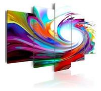 Tableau Rainbow swirl-Taille L 200 x H 100 cm Imprimé G