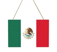 Tableau rectangulaire Drapeau du Mexique 20,3 x 30,5 cm Décoration murale élégante et moderne pour améliorer votre espace.