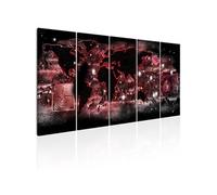 Tableau Red Light-Taille L 225 x H 90 cm Imprimé