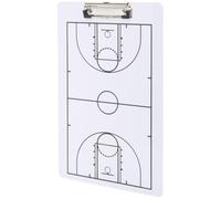 Tableau Réinscriptible pour Basket et Football, PVC Blanc | Guidage D'entraînement et Enseignement, Planification Stratégique, Discussion et Communication, Style Fashion