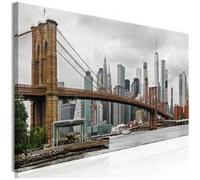 Tableau - Road to Manhattan (1 Part) Narrow Colourful - 135x45 Artgeist (8265)