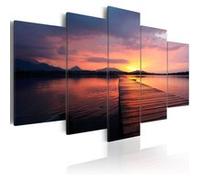 Tableau Imprimé "Road To Paradise" 100 x 200 cm Multicolore G