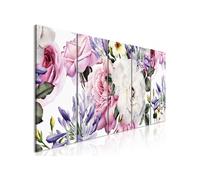 Tableau - Rose Composition (5 Parts) Narrow Colourful - 225x90 (8333)
