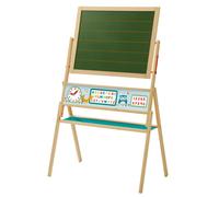 Tableau rotatif double face craie et magnétique abc eule vert / naturel TU