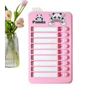 Tableau Routine Quotidienne Enfant - Mini Planificateur Tâches avec 26 Feuilles Remplaçables | Liste Visuelle Corvées pour Organisation Étude, Autodiscipline, Emploi Temps Maison Salle Classe