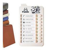 Tableau Routine Quotidienne Enfant - Mini Planificateur Tâches avec 26 Feuilles Remplaçables | Liste Visuelle Corvées pour Organisation Étude, Autodiscipline, Emploi Temps Maison Salle Classe