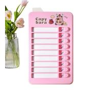 Tableau Routine Quotidienne Enfant - Mini Planificateur Tâches avec 26 Feuilles Remplaçables | Liste Visuelle Corvées pour Organisation Étude, Autodiscipline, Emploi Temps Maison Salle Classe