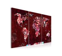 Tableau Ruby World-Taille L 90 x H 60 cm