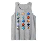 Tableau Scientifique des Types de planètes Astronomie Débardeur