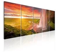 Tableau Seljalandsfoss Waterfall I-Taille L 200 x H 80 cm Imprimé G