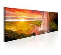 Tableau Seljalandsfoss Waterfall-Taille L 120 x H 40 cm Imprimé G