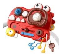 Tableau Sensoriel pour - Volant De Jeu De Simulation, Aide À L'apprentissage Portable, Jouet De Motricité Fine | Coordination Œil-Main Développement Cognitif Fidget Board, Jeu D'activité Éduca