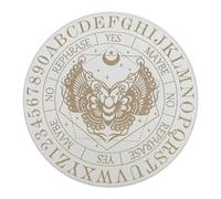 Tableau Sept Étoiles - De Divination Pendule En Bois De 15 Cm | Outil De Radiesthésie À Énergie Ronde Conception De Symboles Métaphysiques | Décor De Méditation Spirituelle | Utilisation Des