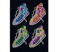 Tableau sequin art les baskets - sequin art Multicolore - assort. G