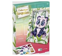 Lansay – Activités manuelles – Collection Sequins Panda – Dès 7 ans – Blanc